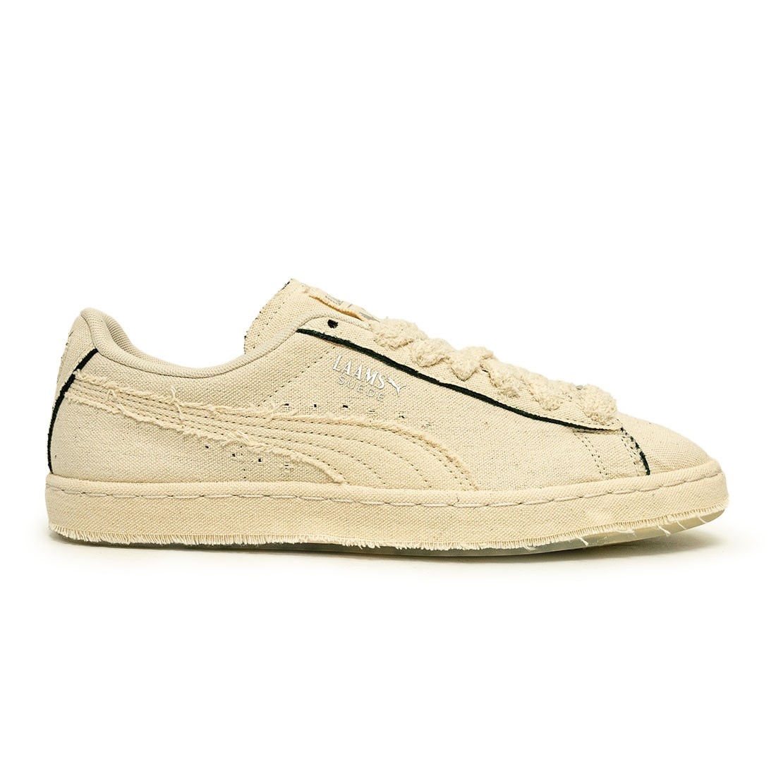 Puma x LAAMS Men Suede Blank Canvas white silver