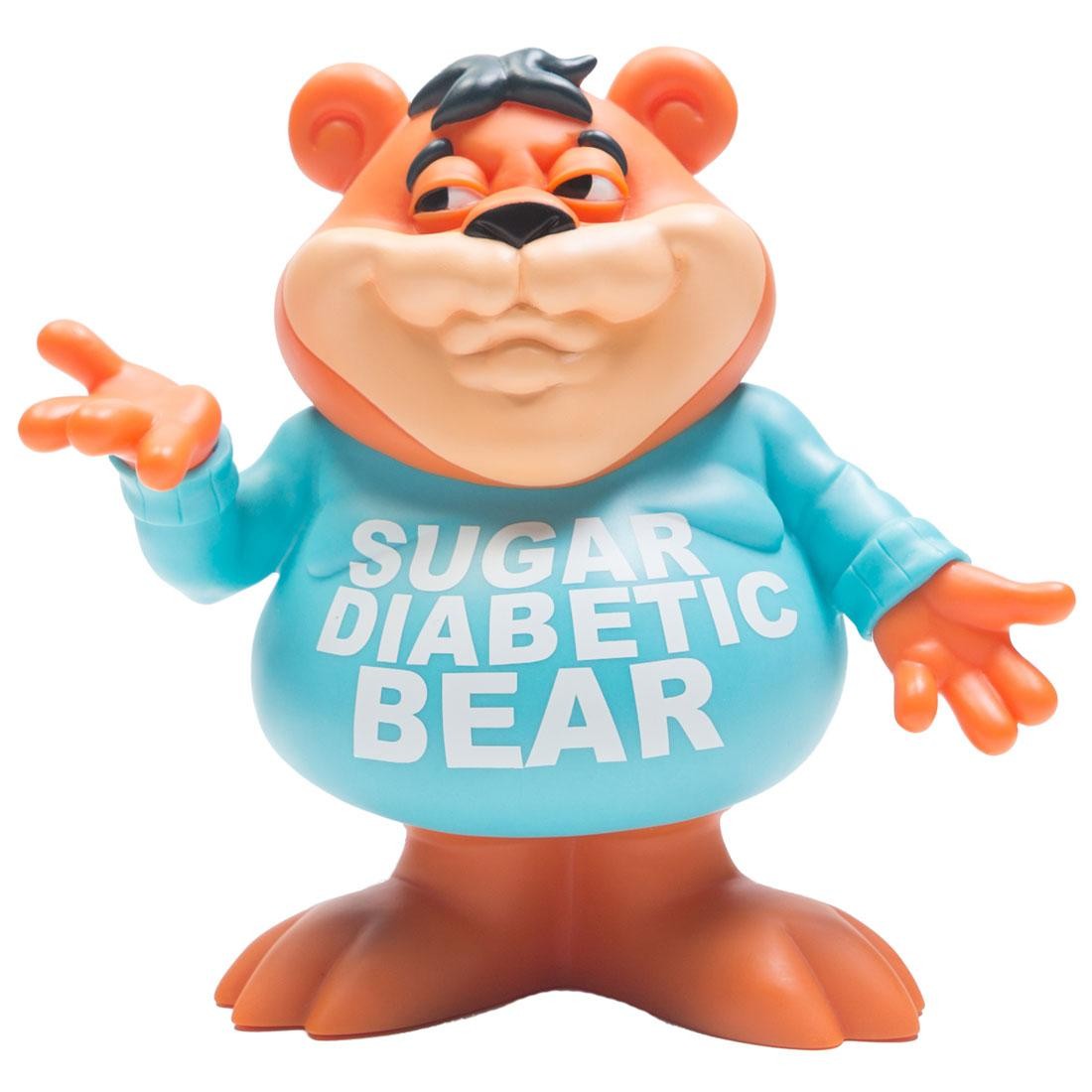Ron English Sugar Diabetic Bear Vinyl Figure (orange)
