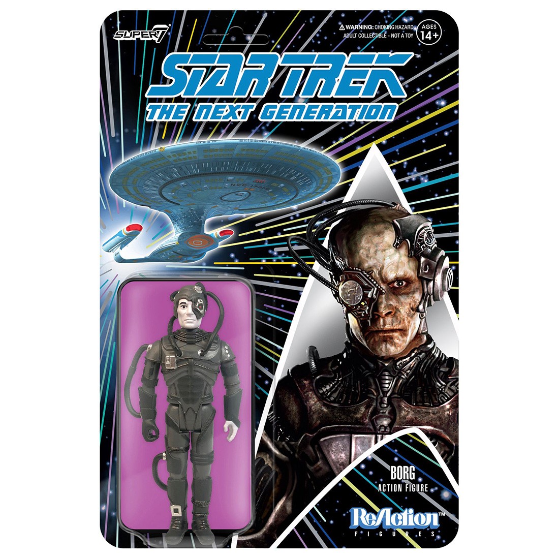 Super7 Star Trek The Next Generation Borg Reaction Figure (black)