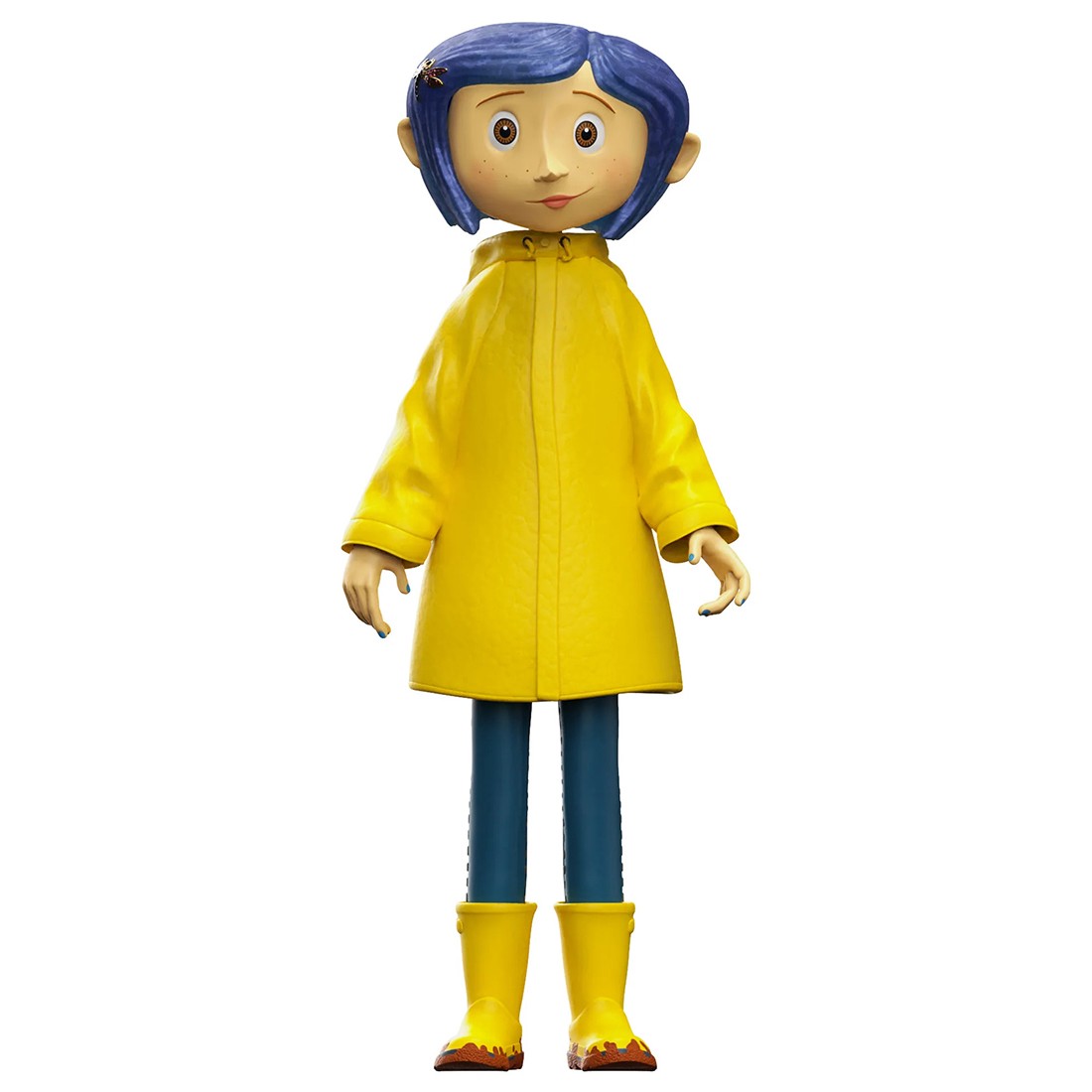 Super7 Coraline Super Size Vinyl Figure - Coraline (yellow)