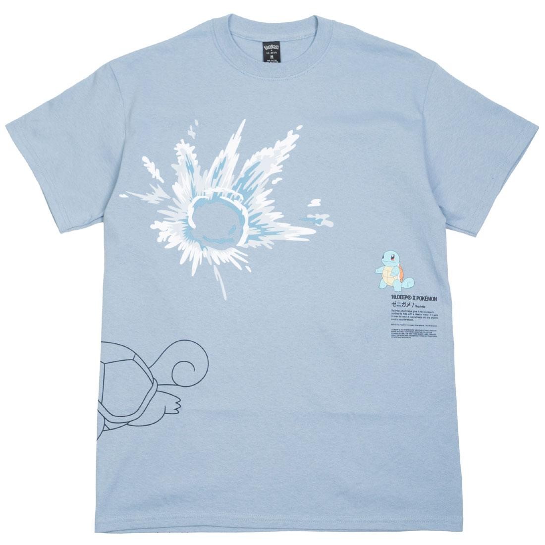 BAIT Exclusive 10 Deep x Pokemon Men Waterblast Tee (blue / light blue)