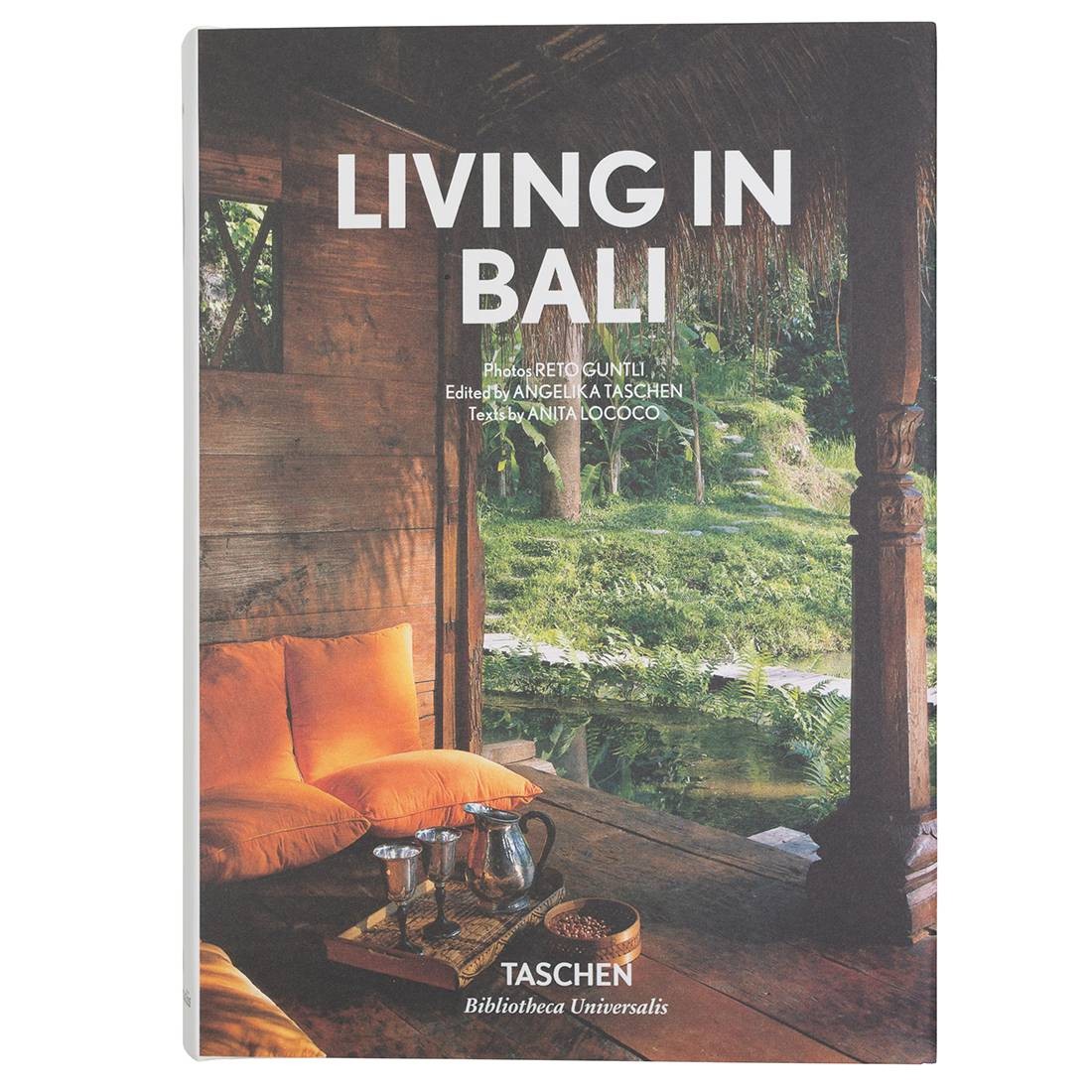 Living In Bali Book (brown / hardcover)