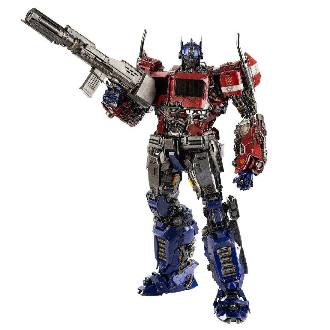 Threezero Transformers Bumblebee Optimus Prime Premium Scale Figure red