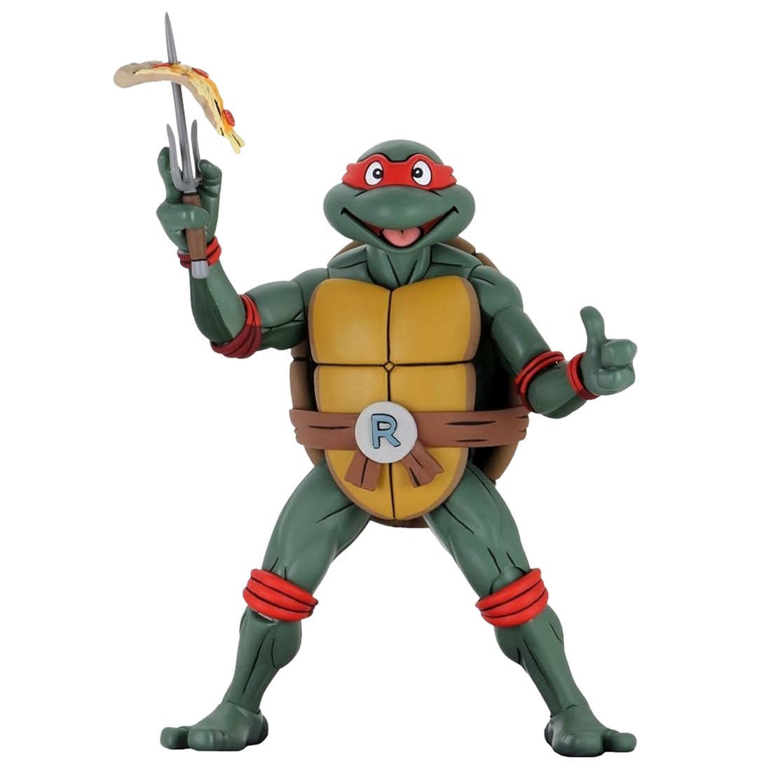 NECA TMNT Teenage Mutant Ninja Turtles Cartoon Giant Size Raphael 1/4 Scale Action Figure (green)