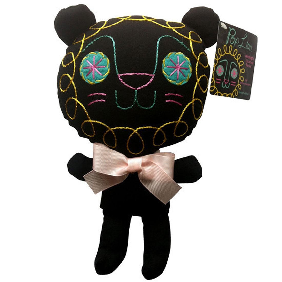 Anna Chambers Lion Pop Plush - Open Eyes (black)