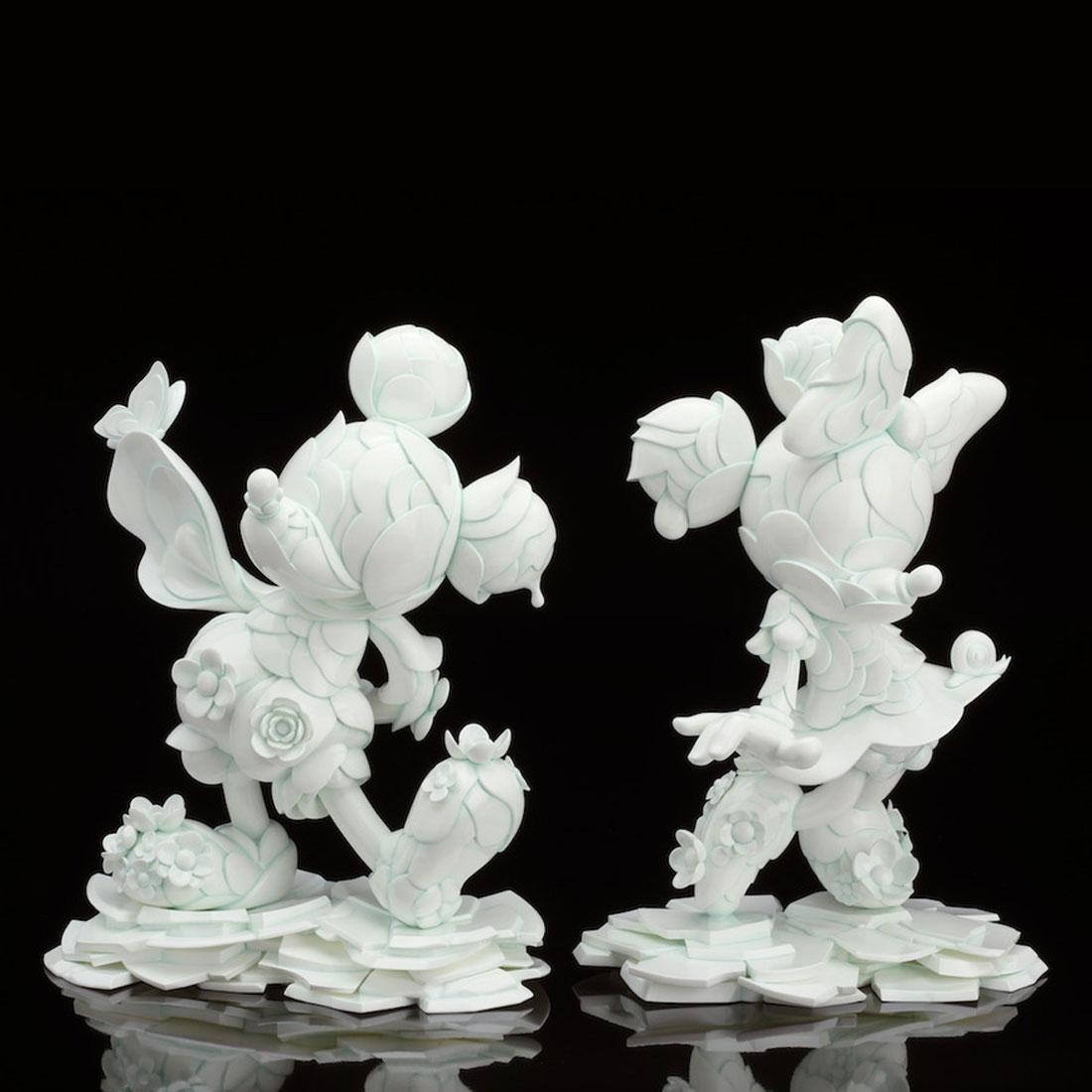 James Jean x Good Smile Company Mickey Mouse And Minnie Mouse 90th Anniversary Edition Sculpture Set (white)
