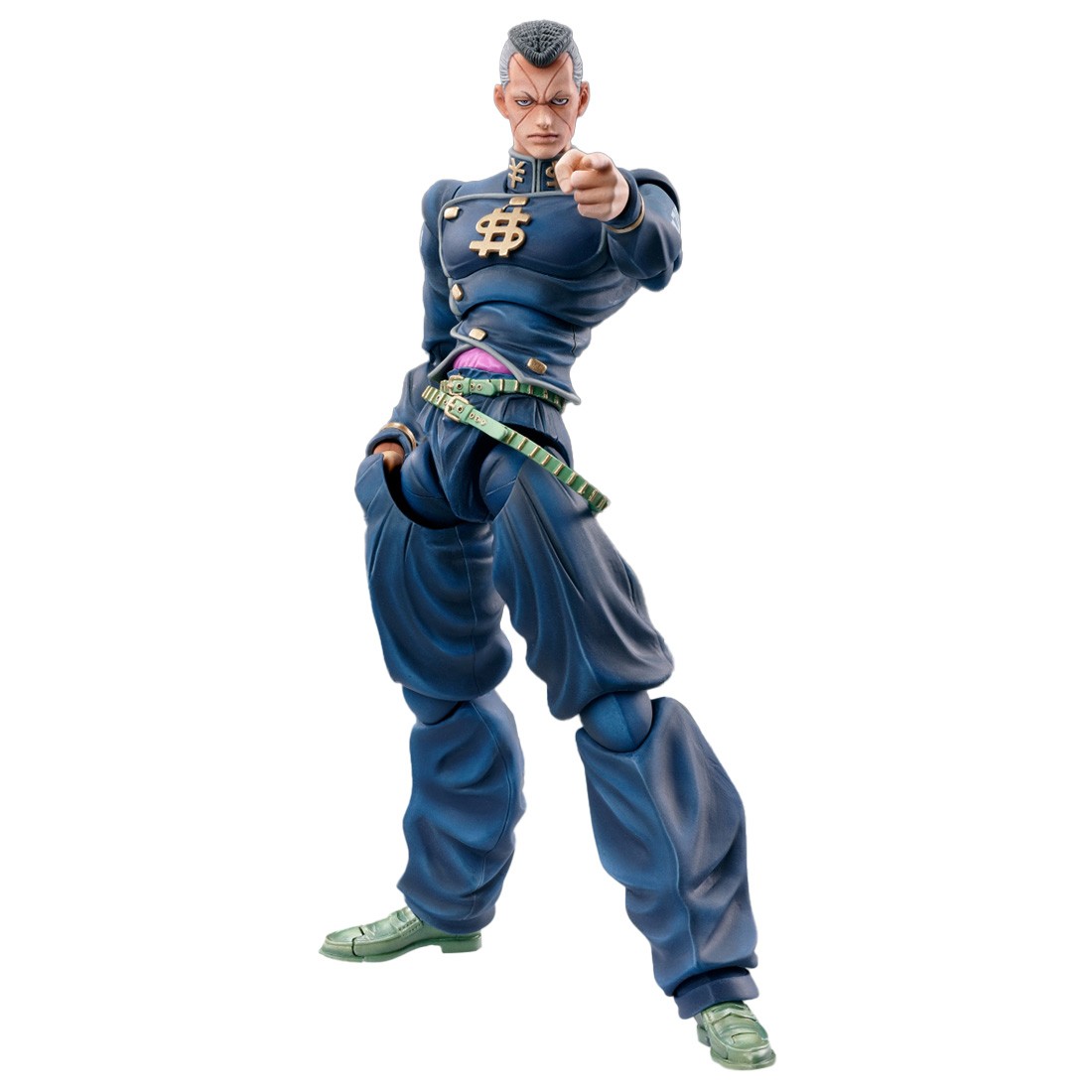 Medicos Super Action Statue JoJo's Bizarre Adventure Part 4 Diamond Is Unbreakable Okuyasu Nijimura Chozokado Figure 3rd Re-Run (blue)