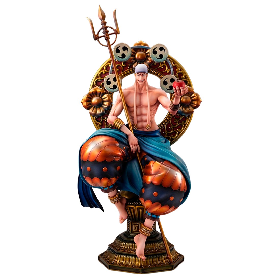 MegaHouse One Piece Portrait of Pirates Neo-Maximum The Only God of Skypiea Enel Figure (gold)