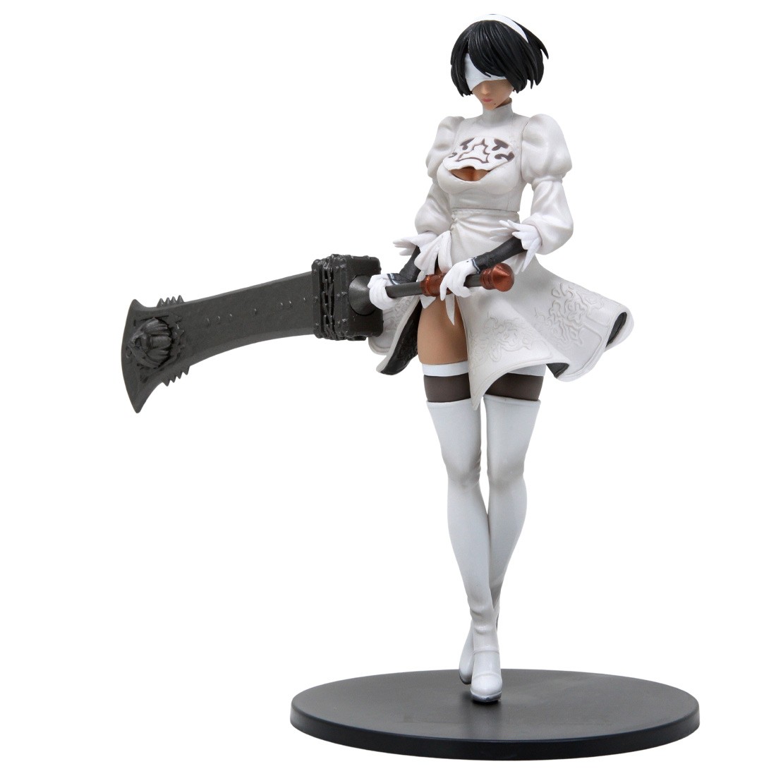 Square Enix NieR Automata 2B YoRHa No. 2 Type B 2P Color Ver. Statuette  (white)