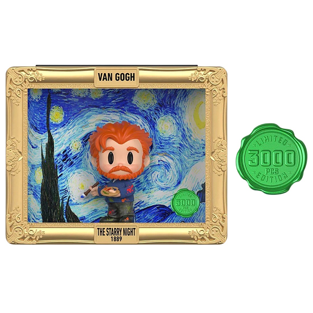 Thrilljoy PIX! The Starry Night Van Gogh 1889 (blue)