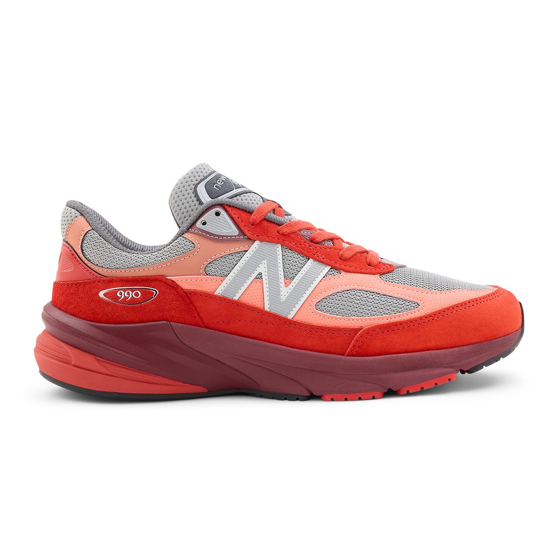 New Balance Unisex 990v6 U990RT6 - Made In USA (molten lava / monarch burgundy / slate grey)