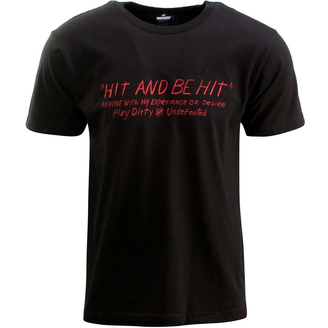 Undefeated Hit And Be Hit Tee (black)