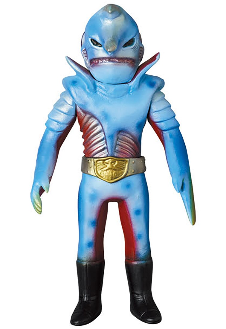 Medicom Kamen Rider Sawsharkus Middle Size Sofubi Figure (blue)