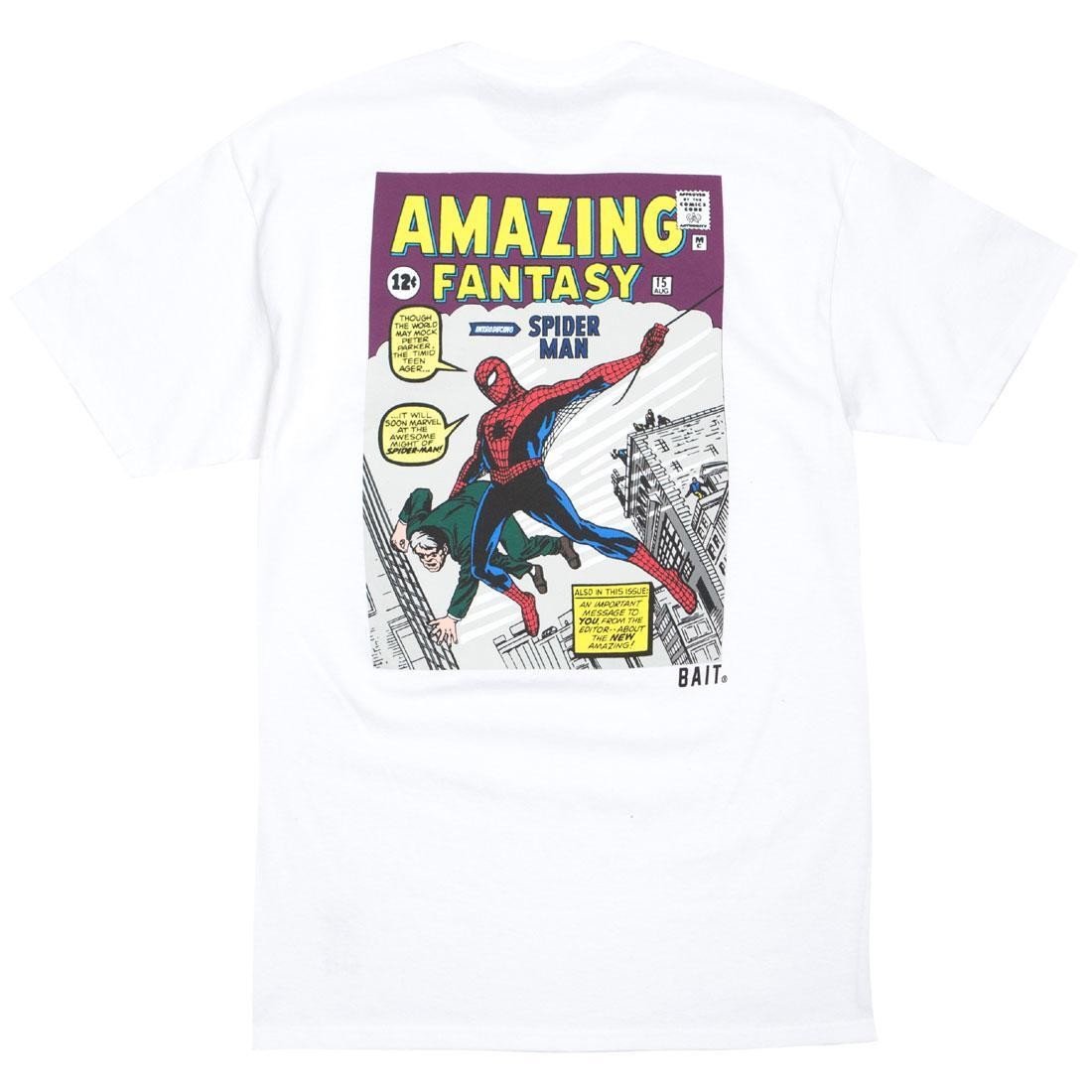 Cheap Jmksport Jordan Outlet x Marvel Comics Men Amazing Spiderman Tee (white)