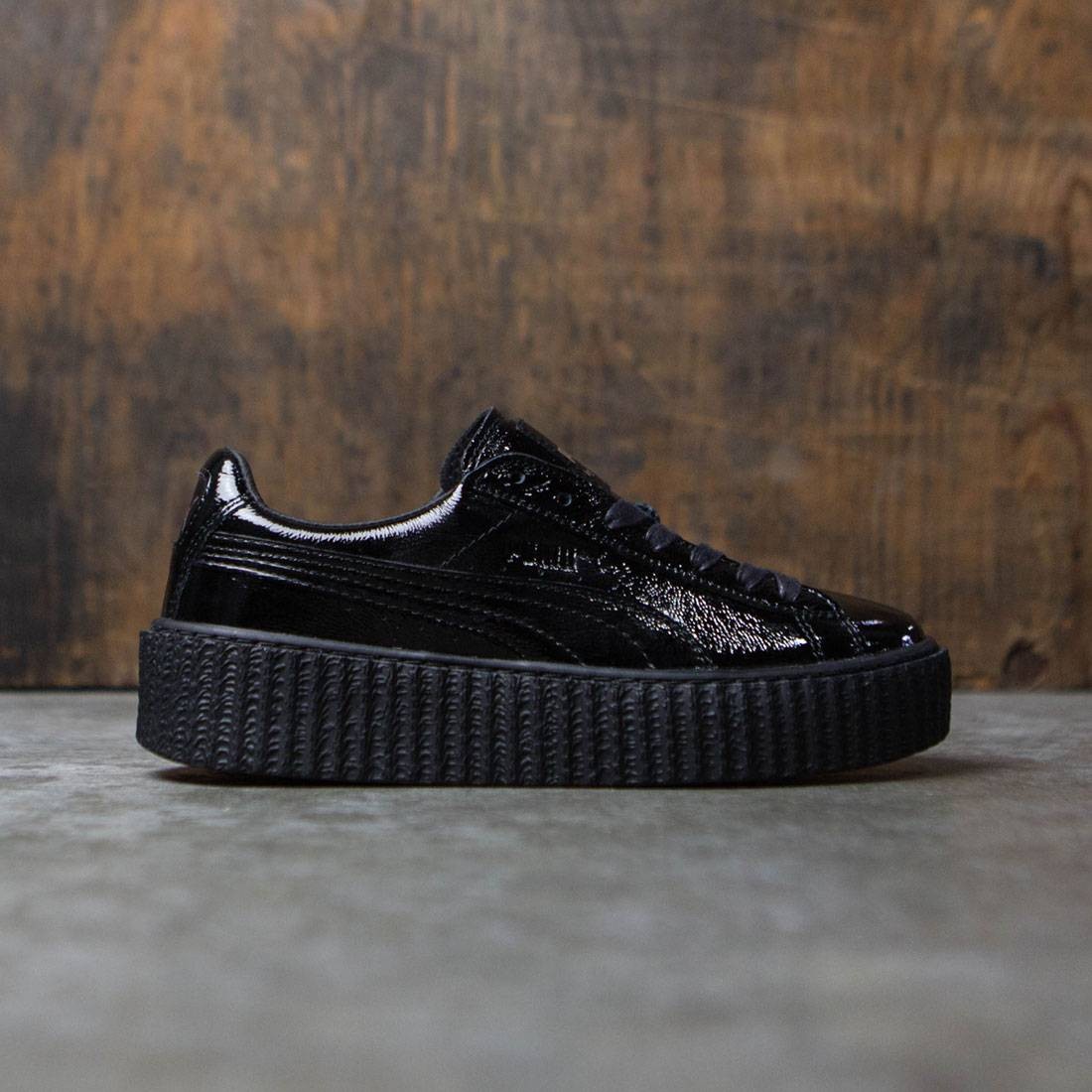 Puma By Rihanna Women Creeper - Cracked Leather black