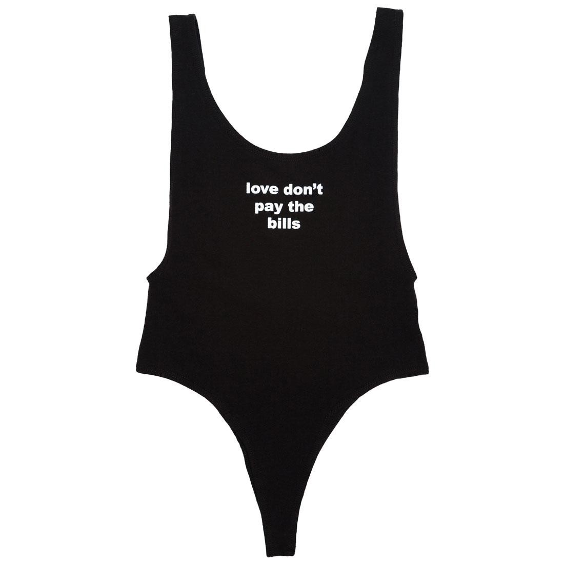 Dimepiece Women Love Don't Pay The Bills Bodysuit (black)