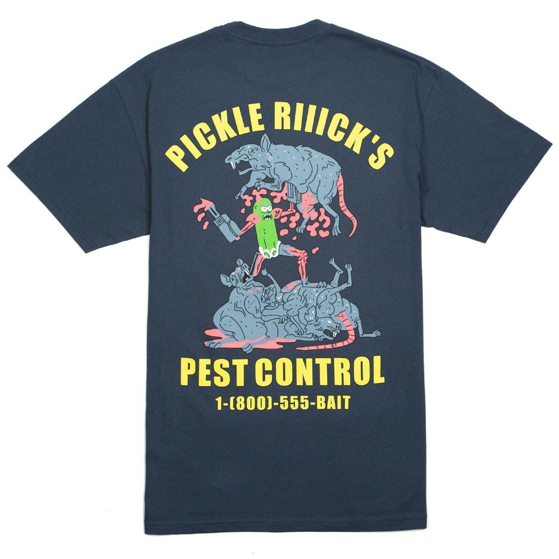 Absolute Cult Rick and Morty Hombre Pickle Rick Faux Pocket Camisa De Entrenamiento 