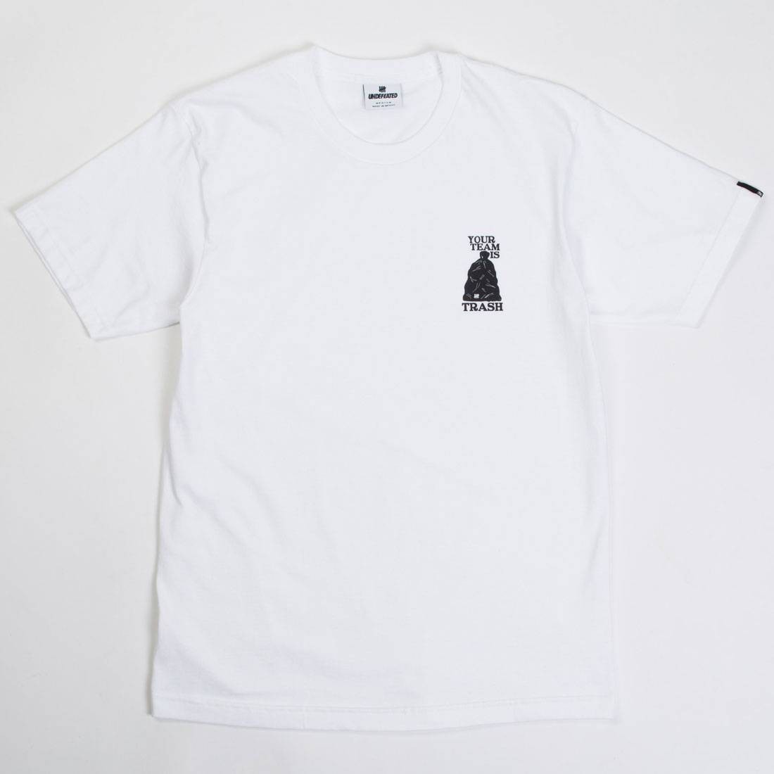 Undefeated Men Team Is Trash Tee (white)