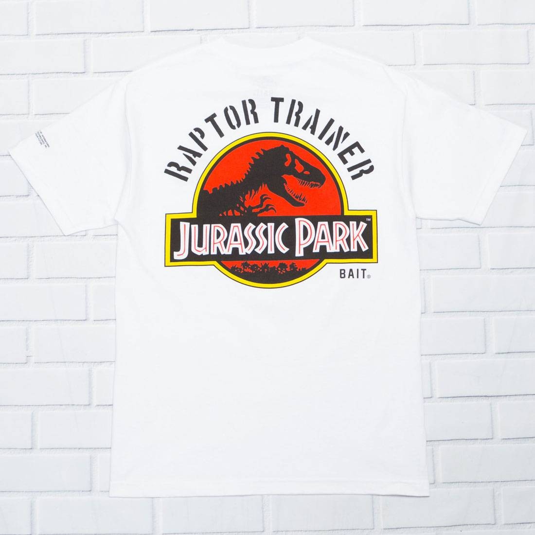 Cheap Jmksport Jordan Outlet x Jurassic Park Men Raptor Trainer Tee (white)