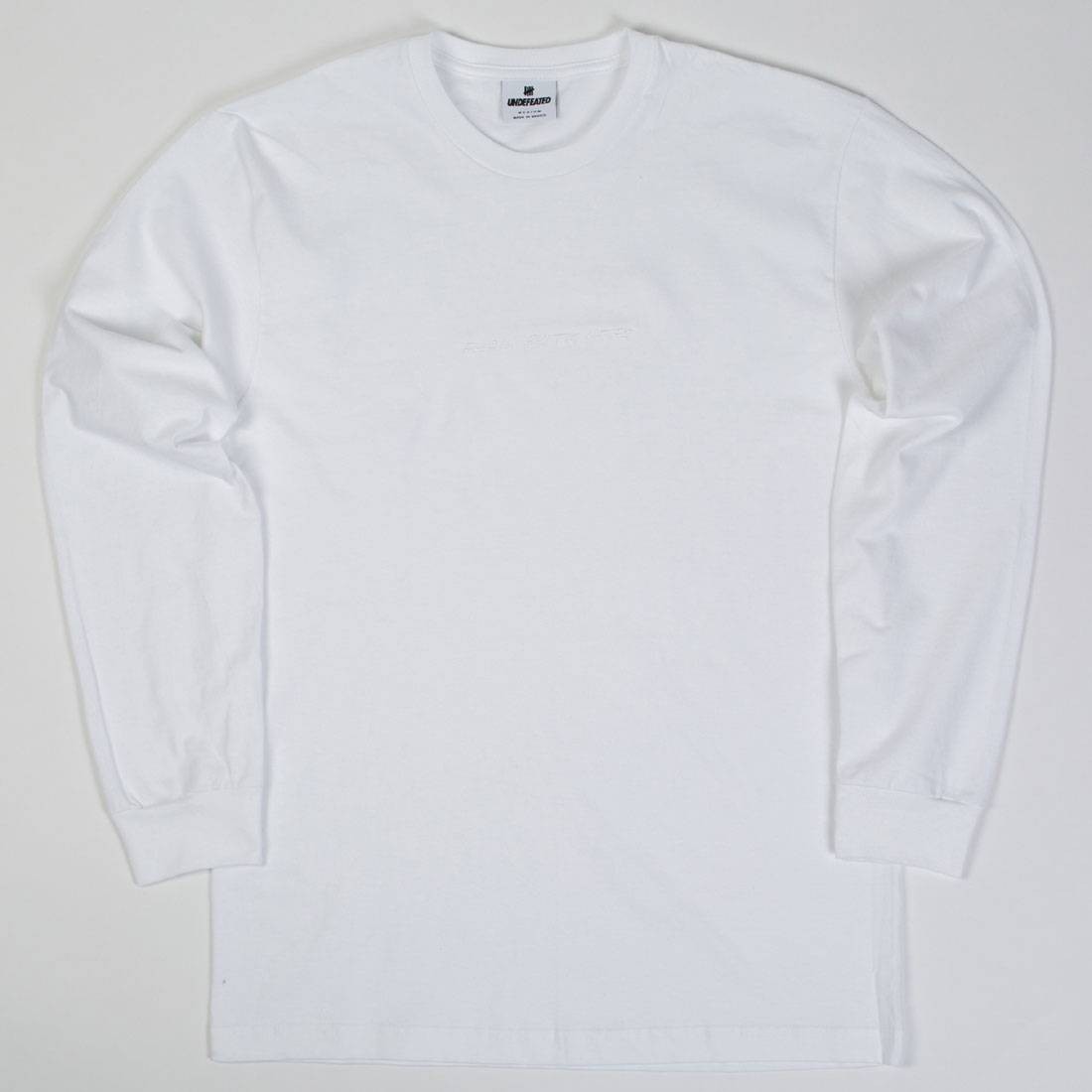 Undefeated Men Fuck Out Of Here LS Tee (white)