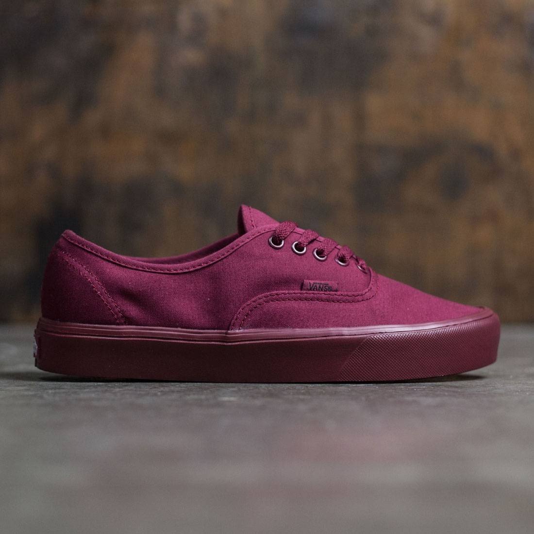 Vans Men Authentic Lite Mono burgundy cordovan