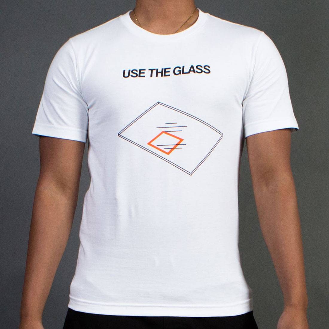 Undefeated Men Use The Glass Tee (white)