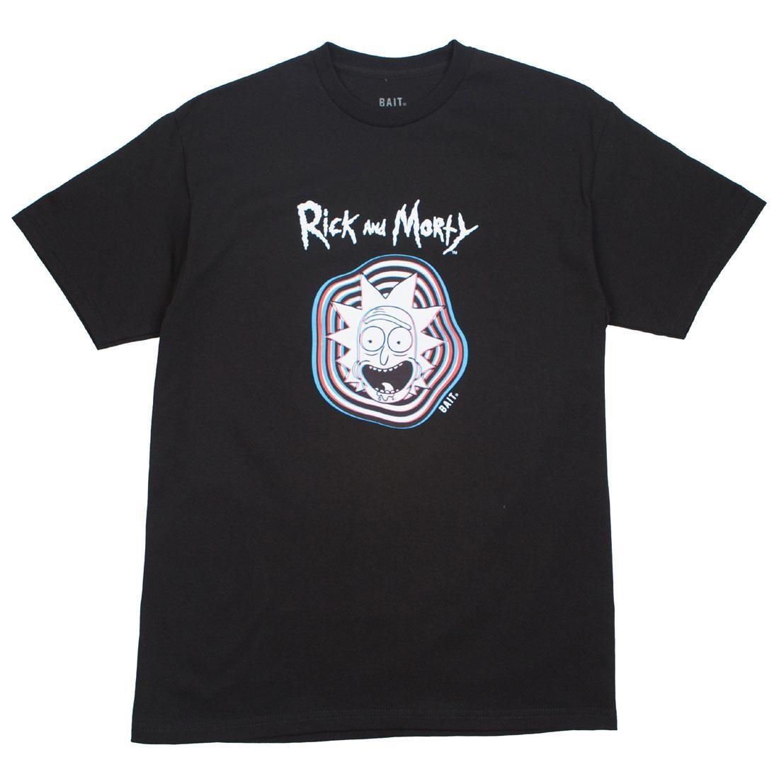 BAIT x Rick and Morty Men Psychedelic Trippy Tee (black)