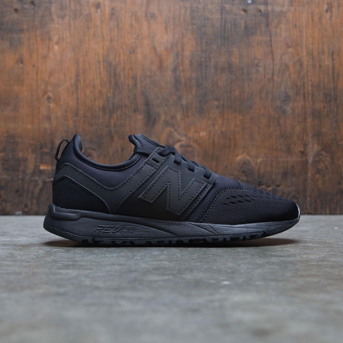 new balance all black sneakers