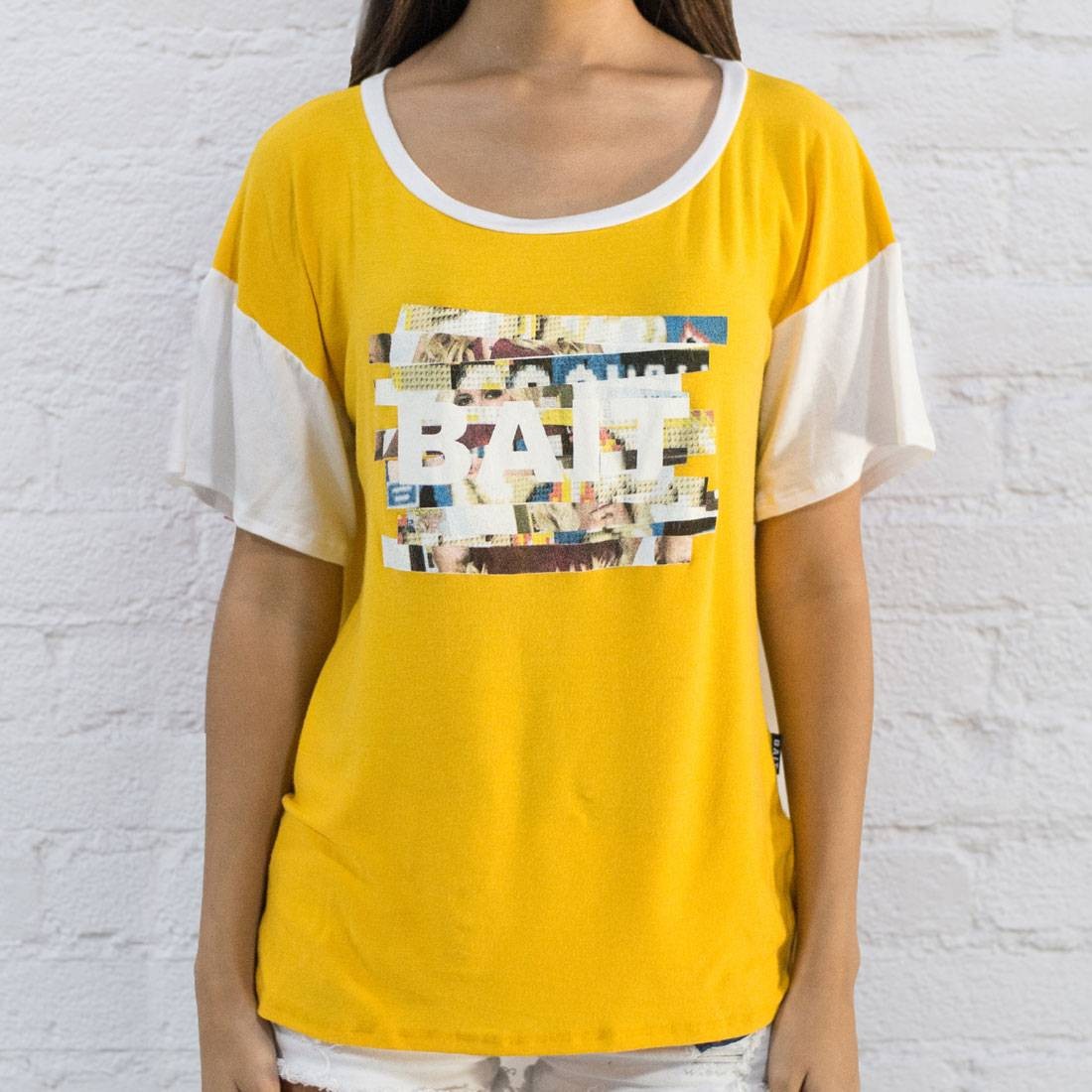 BAIT Women Shoulder Box Tee - Made In LA (yellow)