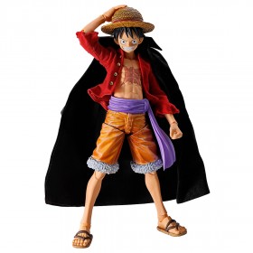 Bandai Imagination Works One Piece Monkey D. Luffy Figure (red)