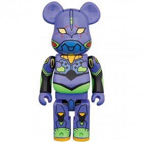 Medicom Evangelion 01 1000% Bearbrick Figure (purple)