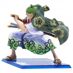 Bandai Figuarts Zero One Piece Roronoa Zoro Zorojuro Figure (green)