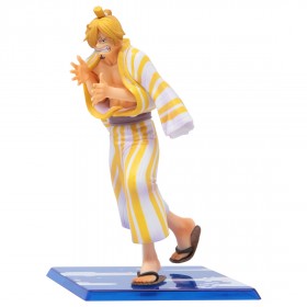 Bandai Figuarts Zero One Piece Sanji Sangoro Figure (yellow)