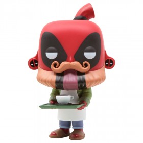 Funko POP Marvel Deadpool 30th - Coffee Barista Deadpool (red)