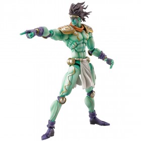 Medicos Super Action Statue JoJo's Bizarre Adventure Part 3 Stardust Crusaders Star Platinum Chozokado Figure Re-Run (green)