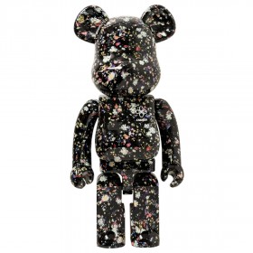 Medicom Anever Black 100% 400% Bearbrick Figure Set black