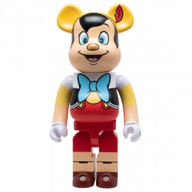 Medicom Disney Pinocchio 1000% Bearbrick Figure (yellow)
