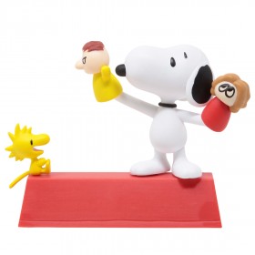 Medicom UDF Peanuts Series 11 Puppet Snoopy And Woodstock Figure (red)