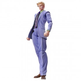 Medicos Super Action Statue JoJo's Bizarre Adventure Part 4 Diamond Is Unbreakable Yoshikage Kira Second Chozokado Figure (purple)