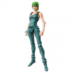 Medicos Super Action Statue JoJo's Bizarre Adventure Part 6 Stone Ocean Foo Fighters Chozokado Figure (green)
