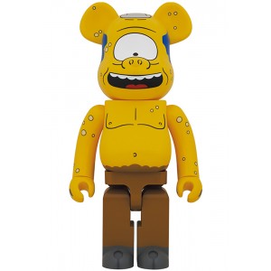 Medicom The Simpsons Cyclops 1000% Bearbrick Figure (yellow)