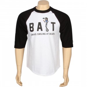 BAIT x One Piece Brook Raglan (white / black)