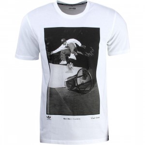 Adidas Men RYR Kareen Tee - Respect b37708 Roots (white / black)