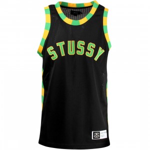 Stussy Men Swingman Basketball Tank Top (black)