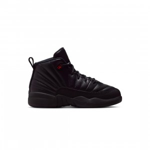 Jordan Little Kids 12 Retro (black / varsity red)