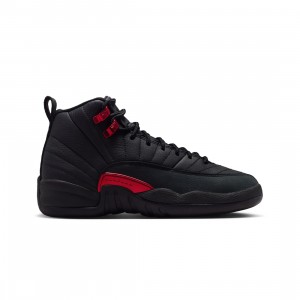 Air Jordan 12 Retro Big Kids (black / varsity red)