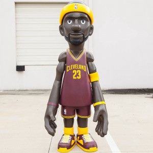 MINDstyle x NBA Cleveland Cavaliers Lebron James 7 Foot Statue (red)
