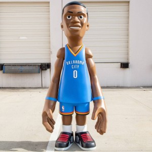 MINDstyle x NBA Oklahoma City Thunder Russell Westbrook 7 Foot Statue (blue)