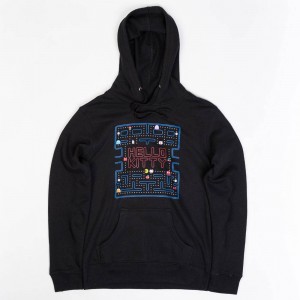 Cheap Cerbe Jordan Outlet x BRZRKR x Pac-Man Women Game Hoody (black)