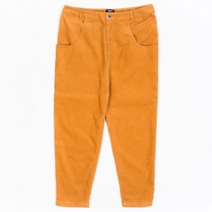 Cheap Urlfreeze Jordan Outlet Unisex Corduroy Tailored Pants (brown / camel)